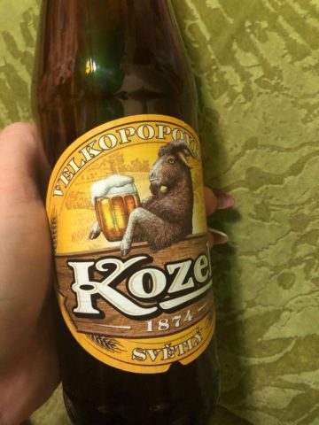 Velkopopovický Kozel, светлое