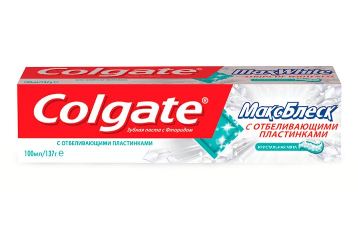 Colgate МаксБлеск с отбеливающими пластинками