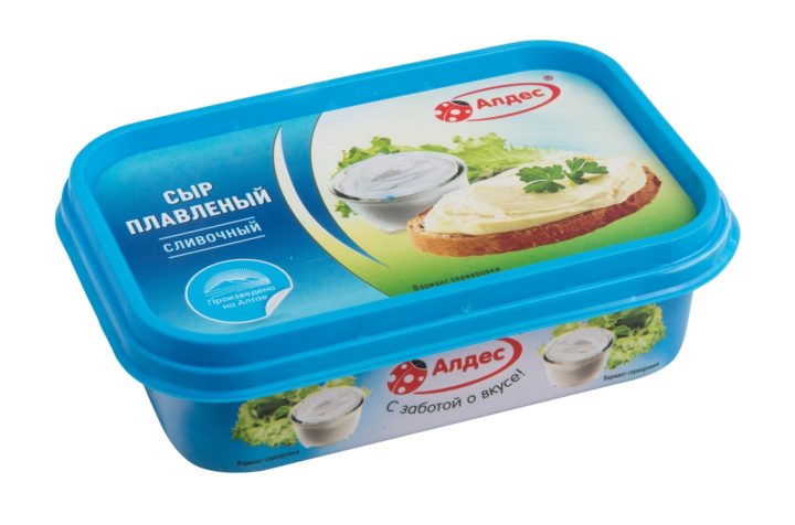 Алдес сыр плавленый сливочный