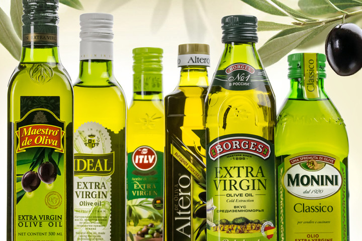 Оливковое масло разных производителей